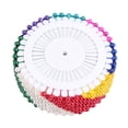 thumbnail image 4 of 480 Pcs Couture Localiser Droite Broches Imitation Perles de Tête Aiguilles (Multicolore), 4 of 8