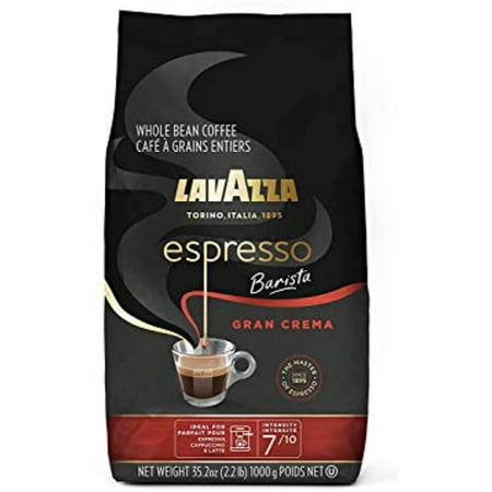 Lavazza Espresso Barista Gran Crema Whole Bean Coffee Blend, Medium Espresso Roast, Oz Bag (Packaging May Vary) Barista Gran Crema - 2.2 Lb, 35.2 Ounce