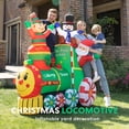 thumbnail image 2 of Decoración navideña inflable para exteriores VIVOHOME, Papá Noel de 6 pies, 2 of 7