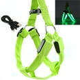thumbnail image 3 of LED Dog Harness,USB Rechargeable Lighted Dog Harness,Comfortable Glow in Dark Dog Harness for Your Small Medium Large Dogs Night Safety Walking (Green,S), 3 of 10