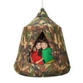 thumbnail image 1 of VEVOR Hanging Tree Tent, 330 LBS Capacity Hanging Tent Swing for Indoor and Outdoor Hammock Sensory Swing Chair w/LED Lights String, Inflatable Base, Ceiling Swing Pod Play Tent for Kids & Adults, 1 of 9