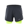 thumbnail image 2 of Lixada Men's 2-in-1 Running Shorts Quick Drying Breathable Active Training Exercise Jogging Cycling Shorts with Longer Liner, 2 of 7