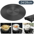 thumbnail image 1 of PENGXIANG 9.4 Inch Aluminum Alloy Heat Diffuser Plate for Gas Stove Glass Cooktop -Food Defrosting Tray Kitchen Flame Guard Simmer Plate Double-Sided Non-Slip Induction Diffuser Plate, 1 of 11