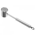 thumbnail image 1 of Stainless Steel Meat Tenderizer, Meat Hammer, Double-side For Home Kitchen Use, 1 of 8