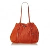 Pre-Owned Prada Tessuto Shoulder Bag Nylon Fabric Orange