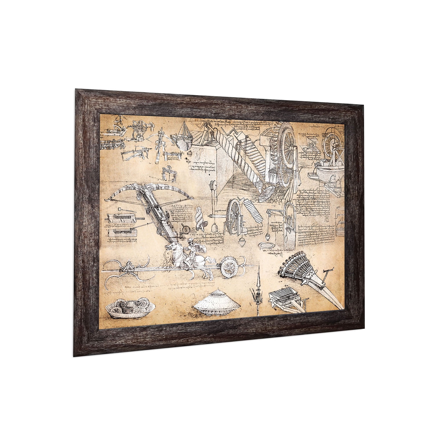 Leonardo Da Vinci Inventions Collage, World Famous Wall Art Collections