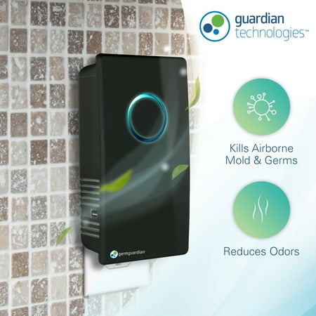 GermGuardian - Elite Pluggable UV-C Air Sanitizer & Deodorizer - Onyx Black