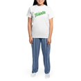 thumbnail image 4 of CafePress - Slainte Women's Light Pajamas - Women's Short Sleeve Print T-Shirt and Pants Light Cotton Pajama Set, 4 of 7