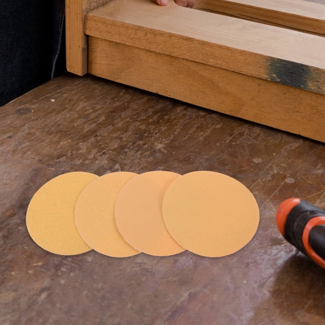 OHOIOLLA 40Ud Discos De Papel De Lija Beige Para Pulir Madera Metal Y Superficies Diversas