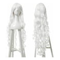 thumbnail image 1 of Peluca Blanco Ondulada Larga Sintetica Fleco Estilizable blanco Unitalla Lymalimoon SW Ondulada Blanco, 1 of 5