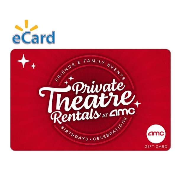 AMC Theatre Rental $149 Gift Card (Email Delivery) - Walmart.com