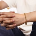 thumbnail image 2 of Metro Jewelry Gold Ion Plated Stainless Steel 4.5 MM Twist Chain Bracelet, 2 of 7