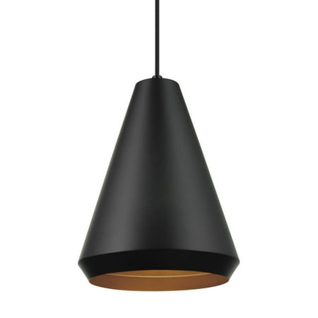 

Globe Electric Harvey 1-Light Matte Black Pendant Lighting 60341