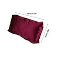 thumbnail image 3 of Soft Pillowcase Double-sided Solid Color Pillow Cover Pillow Case Beauty Silk Cover Pillow Core Cover Ice Silk Bedding 20''x30'', Usupdd 2025 Soft Pillowcase Double-sided Solid Color, 3 of 6