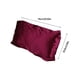 thumbnail image 3 of Funda de almohada de seda para cabello y piel | Funda de almohada estándar de 50 x 76 cm | Funda de seda fría de doble cara de color liso para mujeres y estudiantes, 3 of 6