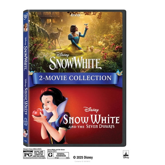 Open Box Snow White (DVD) 2 Movie Collection (1937 & 2025) Wal Disney Pictures, Adventure