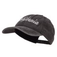 thumbnail image 2 of California Embroidered Washed Cap - Black OSFM, 2 of 5