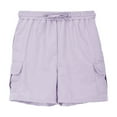 thumbnail image 5 of Quealent Boys Cargo Shorts Quick Dry Athletic Running Shorts Water Resistant Hiking Shorts for Boy Size 7-14 Years Purple for Size 5-6 Years, 5 of 5