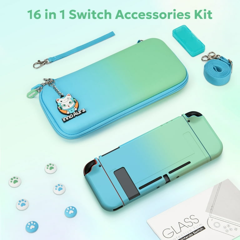 Switch Case for NS Switch, 16 in 1 Switch Accessories kit with