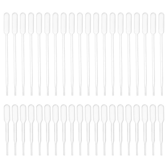 Uxcell Disposable Transfer Pipette, 200pcs 0.2ml 0.5ml LDPE Polyethylene Plastic Pipette Clear