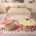thumbnail image 4 of Rugs for Bedroom 8x10 Area Rugs for Living Room Washable Rug Non Slip Throw Carpet for Bedside Dorm Dining Room Indoor Soft Light Floral Home Decor, 4 of 8