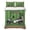 Green, variant on Twin Quilt Set 68''x86'', Teal Turquoise Lightweight Summer Bedspread Coverlet Set with 2 Pillow Shams, Farmhouse Abstract Gradient Wooden Plank Breathable All Season Quilt Bedding for Dorm/Bedroom