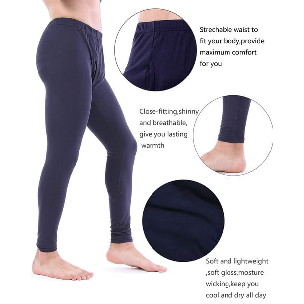 Umbro Mens Base Layer Thermal Leggings - Warm & Light Winter Pants for Men,  Compression Pants Men, Long Johns for Men (Black, Small) at  Men's  Clothing store