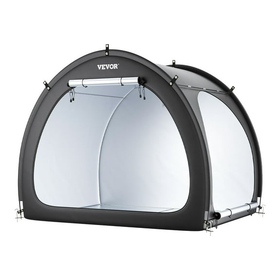 Outdoor Bike Storage Tent Fan-Shaped Dual-Door Bike Tent for 4 to 5 Bikes