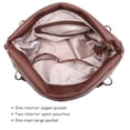 thumbnail image 6 of Dasein Hobo Bags for Women Soft Faux Leather Purses and Handbags Large Hobo Purse Shoulder Bag with Rhinestones, 6 of 7