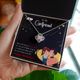 thumbnail image 2 of To My Girlfriend Not Out of Habit Infinity Knot Necklace Message Card, 2 of 17