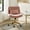 Pink, variant on Adjustable Modern Swivel Velvet Desk Task Chair for Makeup Vanity Pink