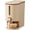 Brown, variant on Rice Dispenser, Rice Storage Container with Measuring Cup for Kitchen Pantry Household, Cereal Dry Food Storage Containers Airtight, Sealed Moisture Proof