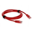thumbnail image 2 of AddOn - Patch cable - TAA Compliant - RJ-45 (M) to RJ-45 (M) - 7 ft - UTP - CAT 6 - red, 2 of 3