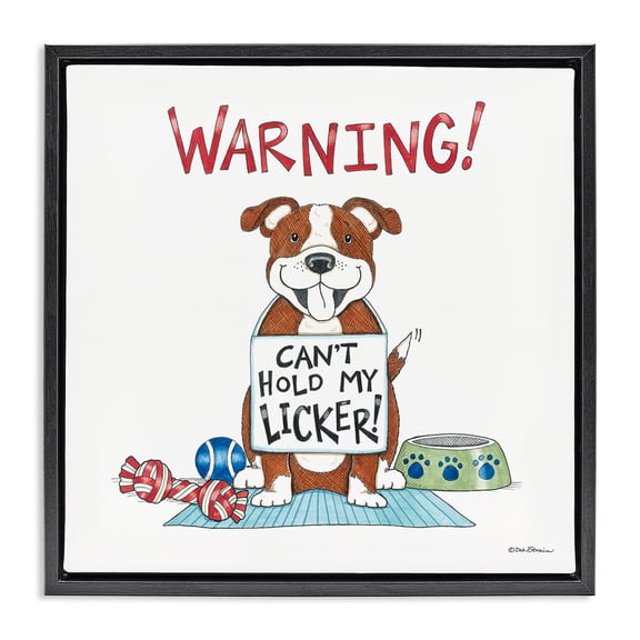 Stupell Industries Farmhouse Black Floating Frame Canvas Art, 18 x 18, by Deb Strain
