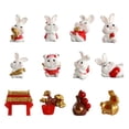 thumbnail image 1 of 10pcs Mini Grandparents Birthday Cake Decoration Micro Landschaft Statue Gift Creative Cartoon Resin Durable Cute Mini Ornament, 1 of 15