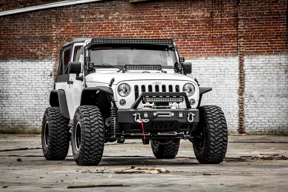 Rough Country 4" X-Series Lift Kit for 2007-2018 Jeep Wrangler JK 2-Door - 67330