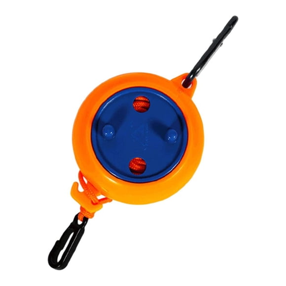 Tendedero de camping, tendedero de viaje, sin taladros, antideslizante, ligero Naranja 10m