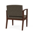 thumbnail image 3 of Pemberly Row Reception Waiting Oversize Guest Chair/Walnut Wood/Brown, 3 of 5