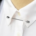 thumbnail image 3 of Fashion Men Collar Bar Pin Brooch Pin Suit Decor Necktie Pins Clasps Collar Clip, 3 of 8