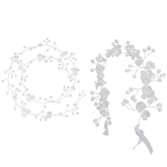 2PCS Wedding Headpiece Handmade Fashion Decorative Hair Vine Bridal Headpiece