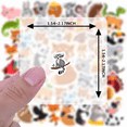 thumbnail image 2 of YEZDIX Animal Cute Cartoon Waterproof Vinyl Stickers for Laptops Notebooks Suitcases, 2 of 5