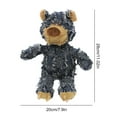 thumbnail image 4 of Plush Bear Toy Dog Interactive Companion Chew Forma Novedse Ayuda para El Sueño Alivio Ansiedad Suave Mascota, 4 of 8