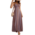 thumbnail image 2 of Vestido de Tirantes Finos para Mujer, Vestido de Verano, Pareo , Informal, Rojo, Talla S, 2 of 7