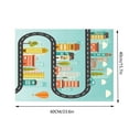 thumbnail image 2 of Isvgxsz Kids Rug Car Rugs Play Mat Carpet for Kids Toy Cars for Playroom Classroom Kids Room, Educational Area Rugs with Non-Slip Road Traffic Floor Rug Mats, Ideal Gift for Nursery Children Boy Girl, 2 of 4