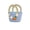 Blue, variant on HOARBOEG Purple Cotton Easter Bunny Basket Rabbit Easter Egg Holder Candy Storage Tote Bag for Party Favor Spring Home Decor Outdoor Hunt