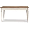 thumbnail image 4 of Bowery Hill Traditional Engineered Wood Computer Desk with USB Ports in White, 4 of 11