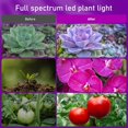 thumbnail image 5 of Lámpara para plantas, 80 LED, 360 grados, iluminación para horticultura, 4 cabezales, espectro completo, con temporizador automático: encendido y apagado de 4 h, 8 h y 12 h, 5 of 5