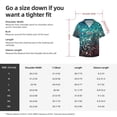 thumbnail image 5 of Naloa Colorful Rainbow Glitter Men's Loose Fit Cuban Collar Short-Sleeve Shirt, Hawaiian Shirts, Mens Shirts Casual for Everyday Wear Outings-XX-Large, 5 of 5