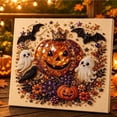 thumbnail image 5 of Halloween Ghost Pearl Art Kit, Gothic Bead Art with Faceted Resin Beads for DIY Craft, Home Wall Decor, and Holiday Gift, 5 of 7