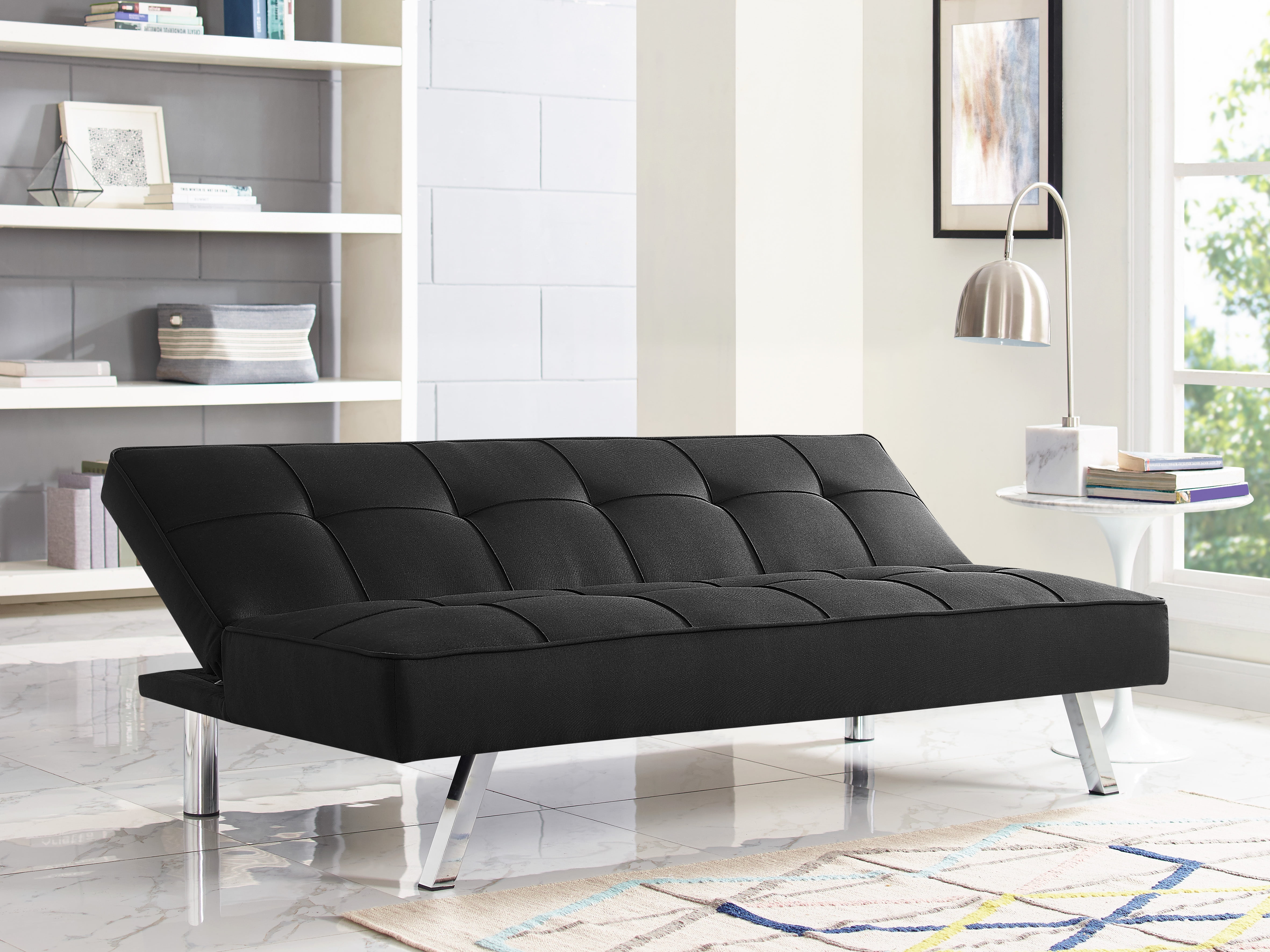Serta charlie black convertible sofa deals